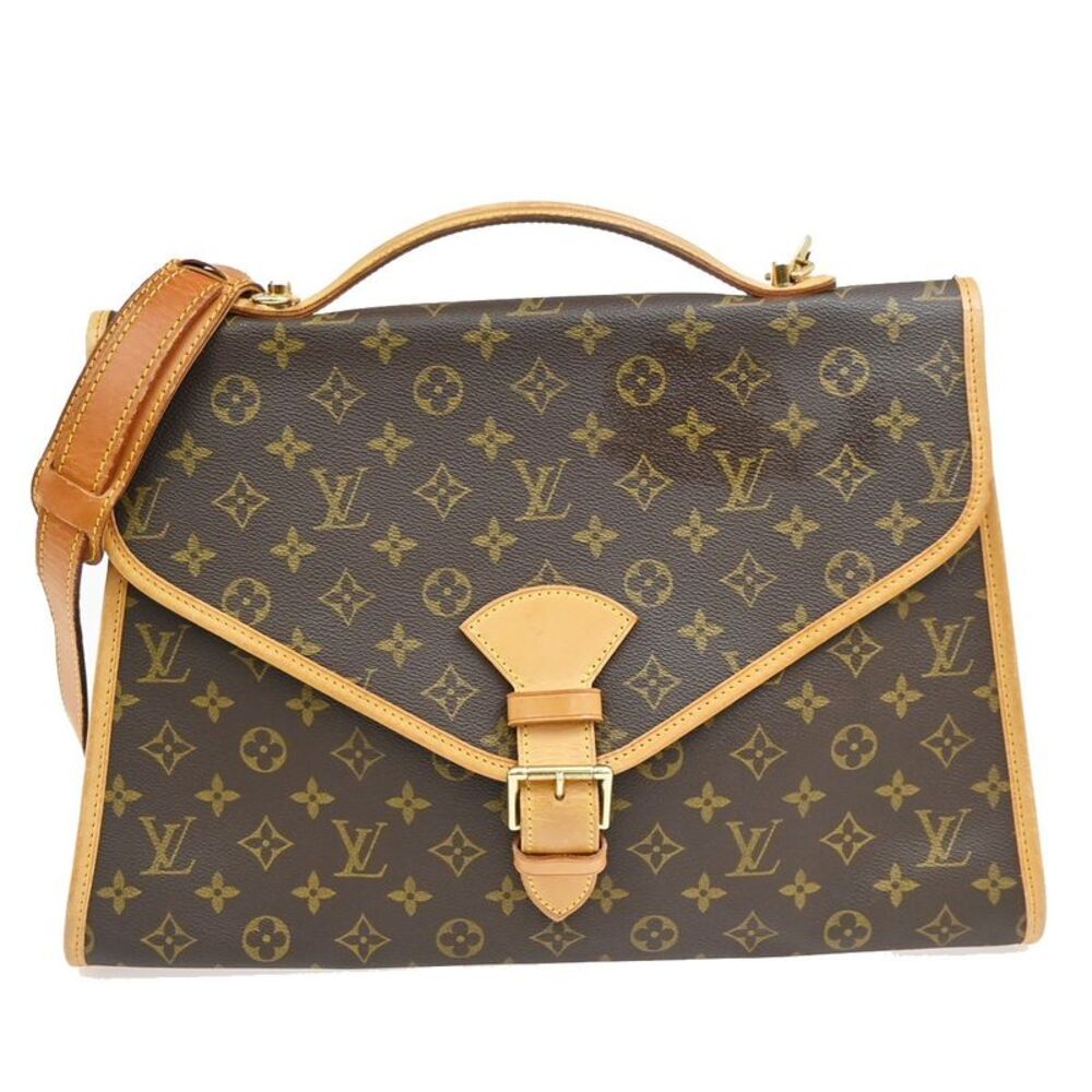 Louis Vuitton Beverly Monogram Canvas Brown Canvas Briefcase Bag